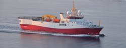 The seismic vessel Polar Duchess. The seismic vessel Polar Duchess.