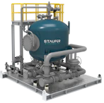 Stauper&rsquo;s compact flotation unit &lsquo;polishes&rsquo; produced water by introducing gas bubbles from the bottom of a vessel where the bubbles attach to the oil particles left in the water.