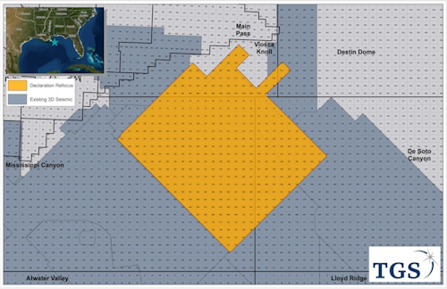 Declaration Refocus will process data from the prolific Mississippi Canyon, Viosca Knoll, and De Soto Canyon areas of the US Gulf of Mexico.