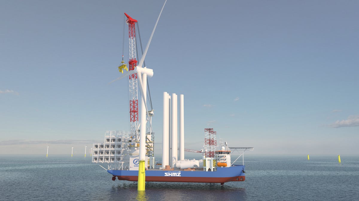 GustoMSC will provide equipment package and design for one of the world&rsquo;s largest offshore wind turbine installation vessels.