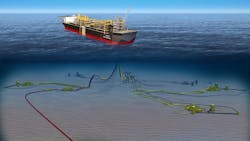 The Barossa FPSO will be the first application of MODEC’s M350 Hull. The Barossa FPSO will be the first application of MODEC’s M350 Hull.