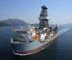 The drillship Valaris DS-9 will drill the Berimbau/Maraca stacked prospects on block 717 in the Ceara basin offshore Brazil.