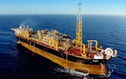 The FPSO Cidade do Rio de Janeiro MV14. The FPSO Cidade do Rio de Janeiro MV14.