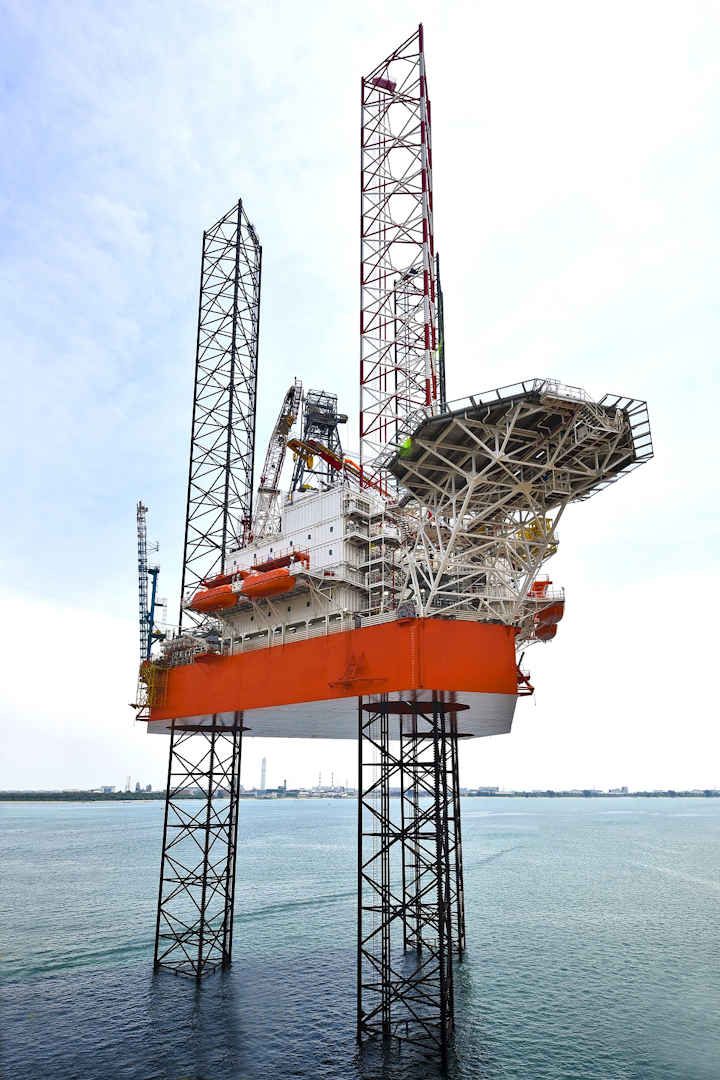 The Heimdal is the fifth of 11 jackup rigs that Borr Drilling has ordered from Keppel O&M.