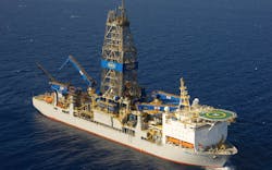 The drillship Noble Tom Madden drilled the Uaru exploration well in 6,342 ft (1,933 m) of water off Guyana.