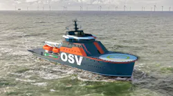 Artist’s impression of the offshore support vessel 9020.