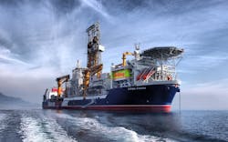 The drillship Stena Forth will drill the Marina-1 exploration well in block Z-38 offshore Peru.