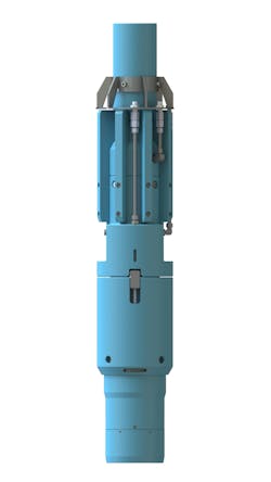 3D rendering of the Temporary Abandonment Cap Test Tool. 3D rendering of the Temporary Abandonment Cap Test Tool.