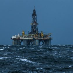 The semisubmersible drilling rig WilPhoenix.
