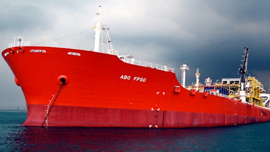 The Abo FPSO operates at the Abo field offshore Nigeria.