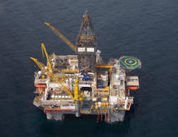 The ultra-deepwater semisub Development Driller III has received a one-year contract offshore Trinidad.