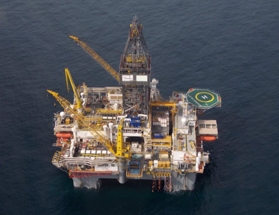 The ultra-deepwater semisub Development Driller III has received a one-year contract offshore Trinidad.