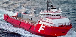 The platform supply vessel Far Symphony has supported Fairfield&rsquo;s Greater Dunlin Area decommissioning program since April 2017.