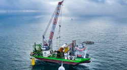 The Innovation installed 58 monopile foundations at the SeaMade offshore wind farm in the Belgium North Sea.