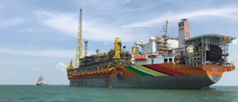 The FPSO Liza Destiny is used for the Liza Phase 1 project offshore Guyana, which delivered first oil in December 2019.