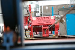 The on-board overhaul included a full winch strip down, service, re-assembly and load testing. The on-board overhaul included a full winch strip down, service, re-assembly and load testing.