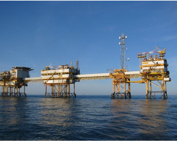 The L10A platform in the Dutch North Sea.