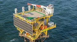 The Q10-A platform in the Dutch North Sea started up in 2019.