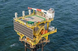 The Q10-A platform in the Dutch North Sea started up in 2019.