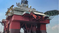 In February, the semisubmersible Transocean Norge will drill two production well on the Bauge field in the Norwegian Sea.