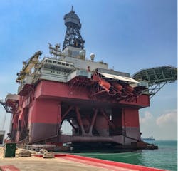In February, the semisubmersible Transocean Norge will drill two production well on the Bauge field in the Norwegian Sea. In February, the semisubmersible Transocean Norge will drill two production well on the Bauge field in the Norwegian Sea.
