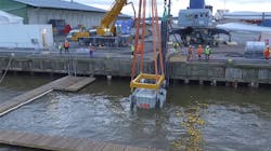 A subsea variable-speed drive passing a 1,000-hr shallow-water test at Vaasa in 2017. A subsea variable-speed drive passing a 1,000-hr shallow-water test at Vaasa in 2017.