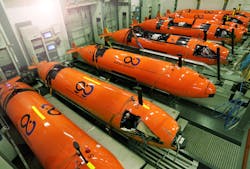 The company will deploy various AUVs simultaneously in water depths ranging from 70-2,150 m offshore Guyana. The company will deploy various AUVs simultaneously in water depths ranging from 70-2,150 m offshore Guyana.