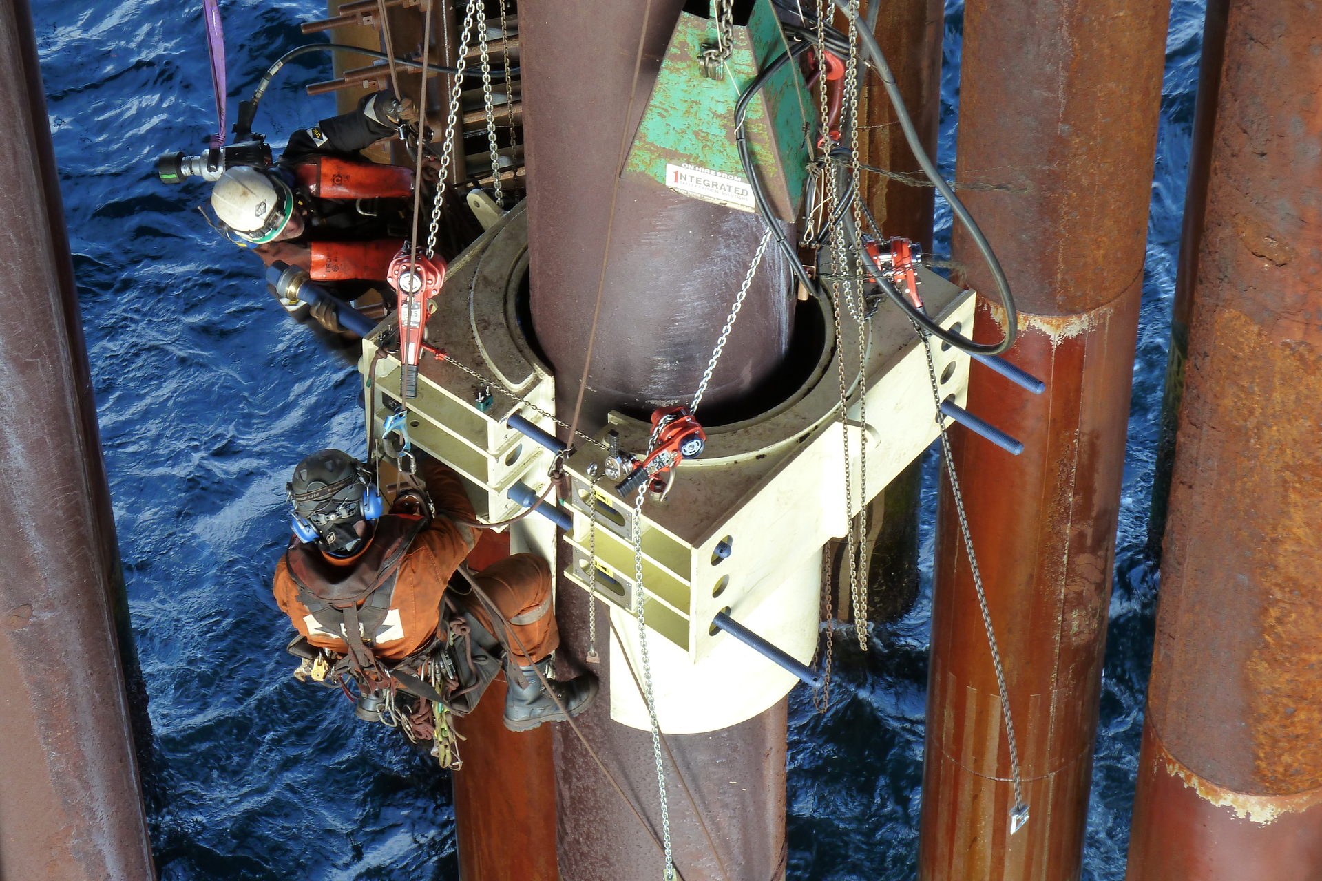 The company is currently involved in the removal and repair of more than 40 conductors and caissons in the North Sea.
