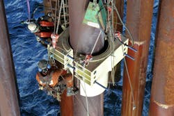 The company is currently involved in the removal and repair of more than 40 conductors and caissons in the North Sea. The company is currently involved in the removal and repair of more than 40 conductors and caissons in the North Sea.