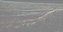 3D seismic interpretation of eight key horizons of the Zambezi Delta.