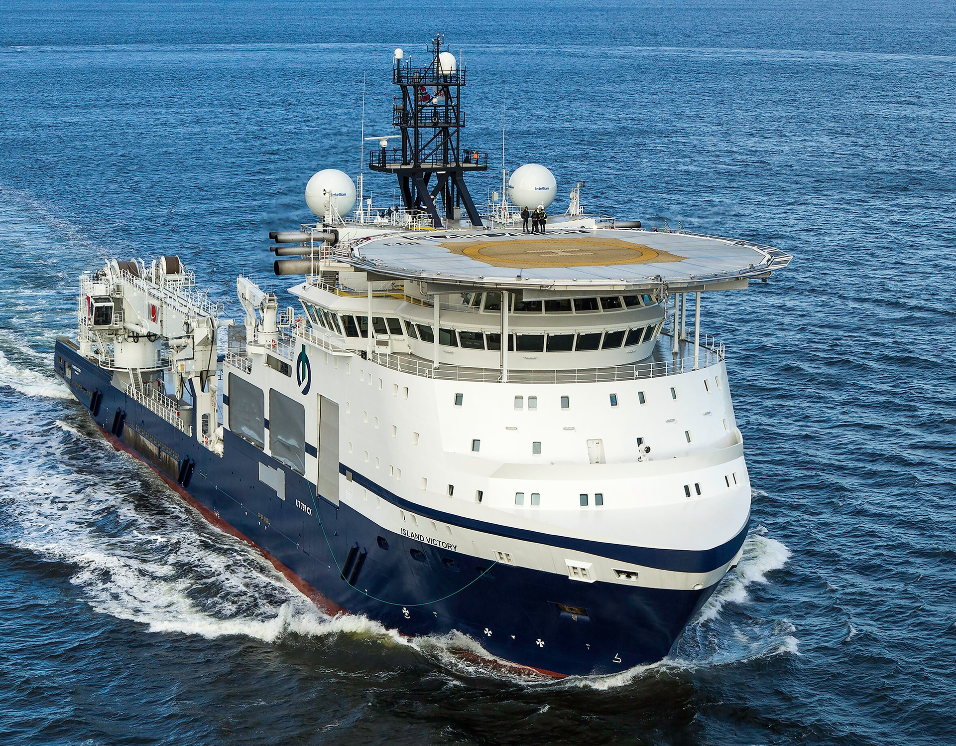 The offshore installation vessel Island Victory.