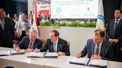 Left to right: Neptune Energy CEO Jim House, Minister of Petroleum and Mineral Resources, His Excellency Eng. Tarek El Molla, and EGPC CEO Abed Ezz El Regal.