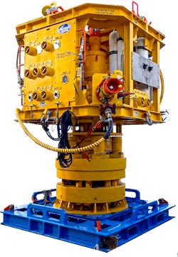 The subsea tree injection manifold has a pressure rating of 15,000 psi.