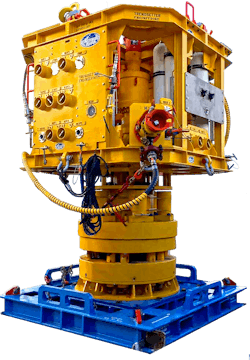 The subsea tree injection manifold has a pressure rating of 15,000 psi. The subsea tree injection manifold has a pressure rating of 15,000 psi.
