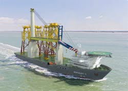 The Bokalift 2’s first job is at the Taiwanese Changfang and Xidao offshore wind farm. The Bokalift 2’s first job is at the Taiwanese Changfang and Xidao offshore wind farm.