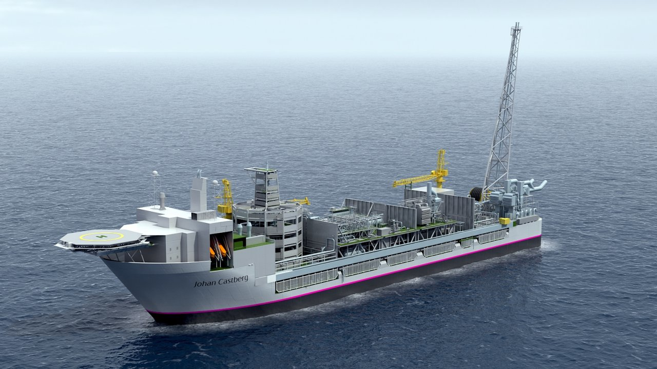 Illustration of the Johan Castberg FPSO.