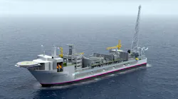 Illustration of the Johan Castberg FPSO.