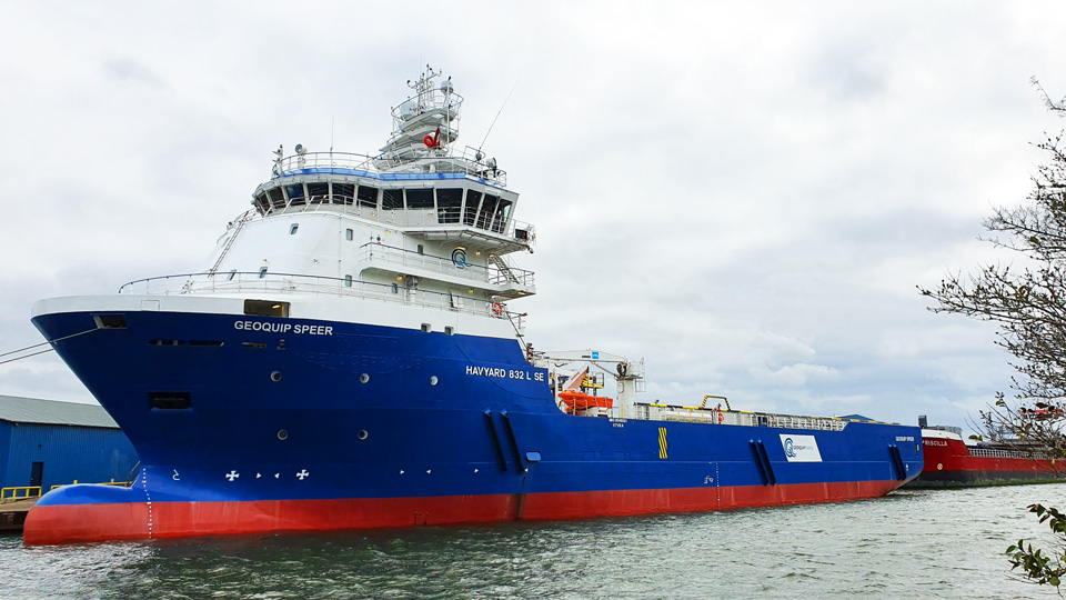 The geotechnical vessel Geoquip Speer.