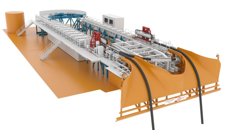 The spread is optimized for inter-array cablelay and includes a patented quadrant handling system for second-end deployment operations.