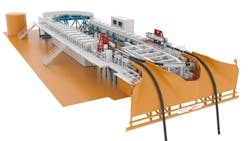 The spread is optimized for inter-array cablelay and includes a patented quadrant handling system for second-end deployment operations. The spread is optimized for inter-array cablelay and includes a patented quadrant handling system for second-end deployment operations.