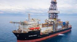 The drillship Libongos drilled the Agogo-3 appraisal well in block 15/06 offshore Angola.