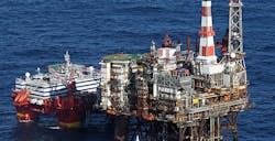 The Magnus platform in the East Shetland basin. The Magnus platform in the East Shetland basin.