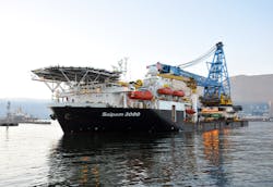 The heavy-lift vessel Saipem 3000 will work offshore Angola.