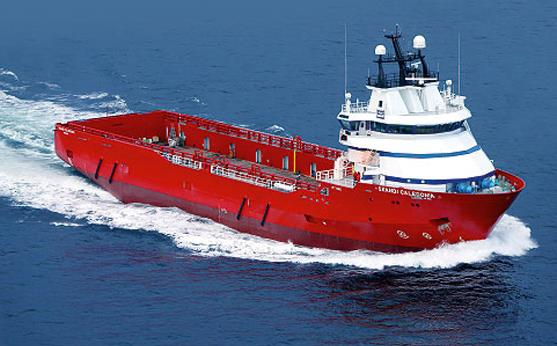 The platform supply vessel Skandi Caledonia.