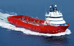 The platform supply vessel Skandi Caledonia.