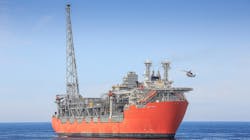 The Skarv FPSO in the Norwegian Sea. The Skarv FPSO in the Norwegian Sea.