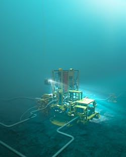 3D rendering of a Multibooster pump station.