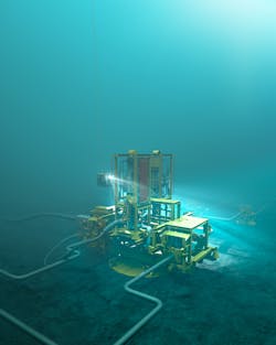 3D rendering of a Multibooster pump station. 3D rendering of a Multibooster pump station.