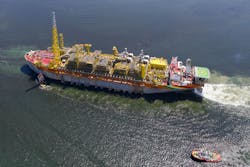 Hess Corp. says it will allocate $450 million this year toward exploration and appraisal wells offshore Guyana and two exploration wells in the Gulf of Mexico. Field development plans include $100 million associated with the Liza Phase 1 project offshore Guyana. The FPSO Liza Destiny is being used for the Liza Phase 1 production operations. Hess Corp. says it will allocate $450 million this year toward exploration and appraisal wells offshore Guyana and two exploration wells in the Gulf of Mexico. Field development plans include $100 million associated with the Liza Phase 1 project offshore Guyana. The FPSO Liza Destiny is being used for the Liza Phase 1 production operations.