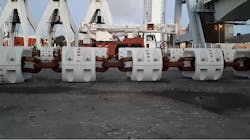 The clump weight solution restricts the movements of the floating structure by contributing to the restoring forces in relatively shallow waters. The clump weight solution restricts the movements of the floating structure by contributing to the restoring forces in relatively shallow waters.